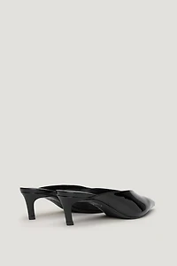 SCHUTZ | Loren Patent Heeled Mules