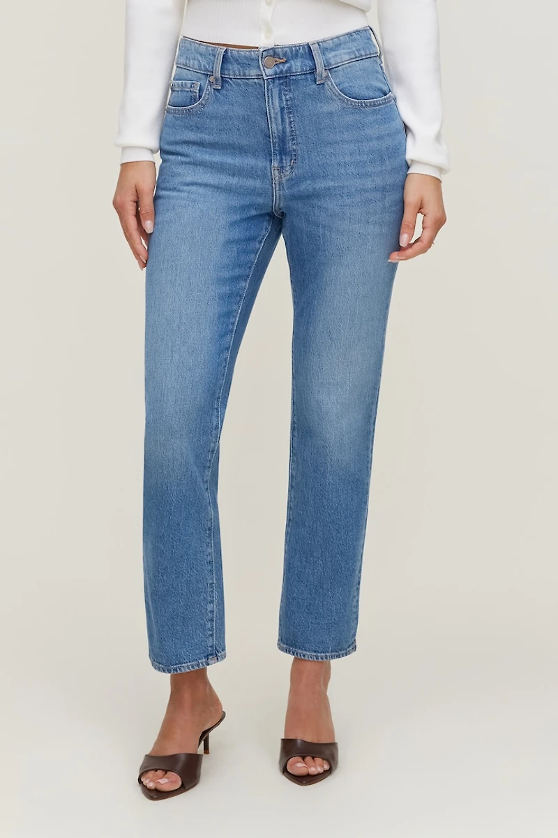 Frenchie High Rise Slim Leg Jeans