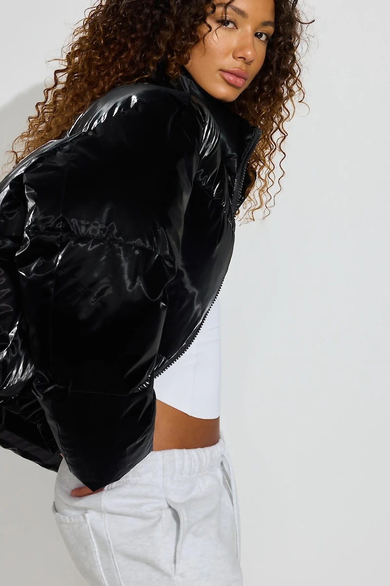 Shiny Puffer Jacket