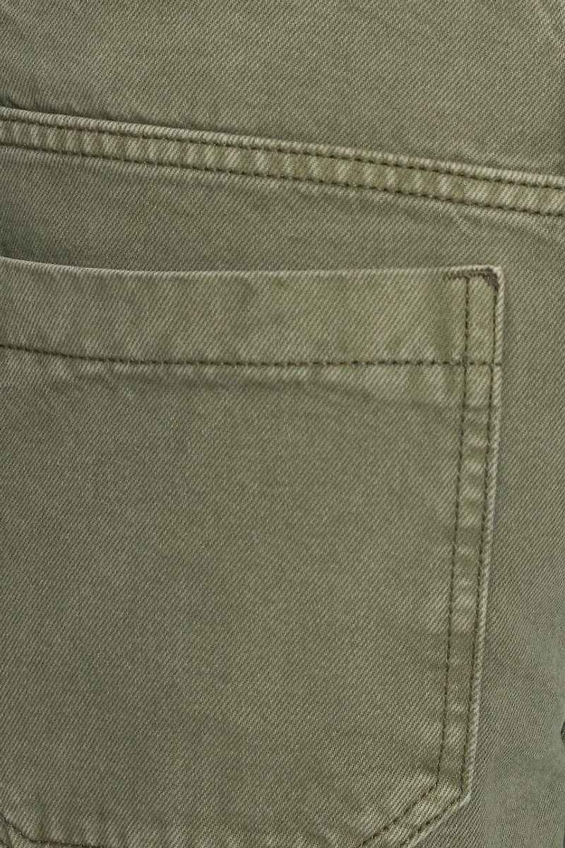 Pantalon cargo ample à taille basse