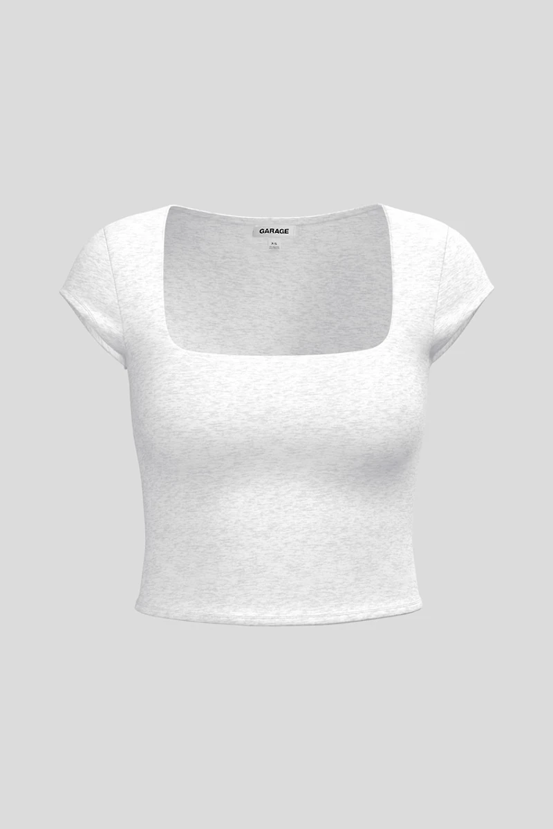 Portia Square Neckline Tee