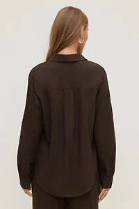 Oversized Linen Shirt