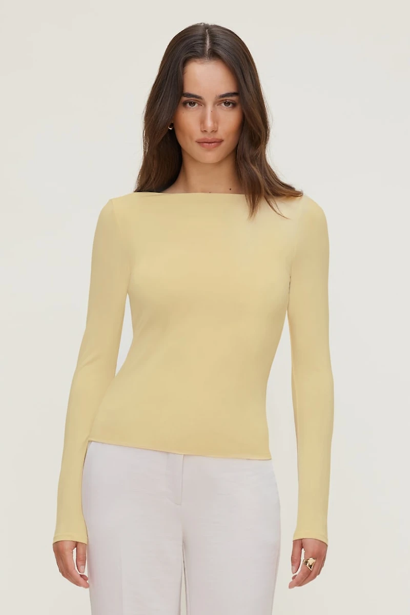 Nola Sculpt Long Sleeve Top