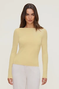 Nola Sculpt Long Sleeve Top