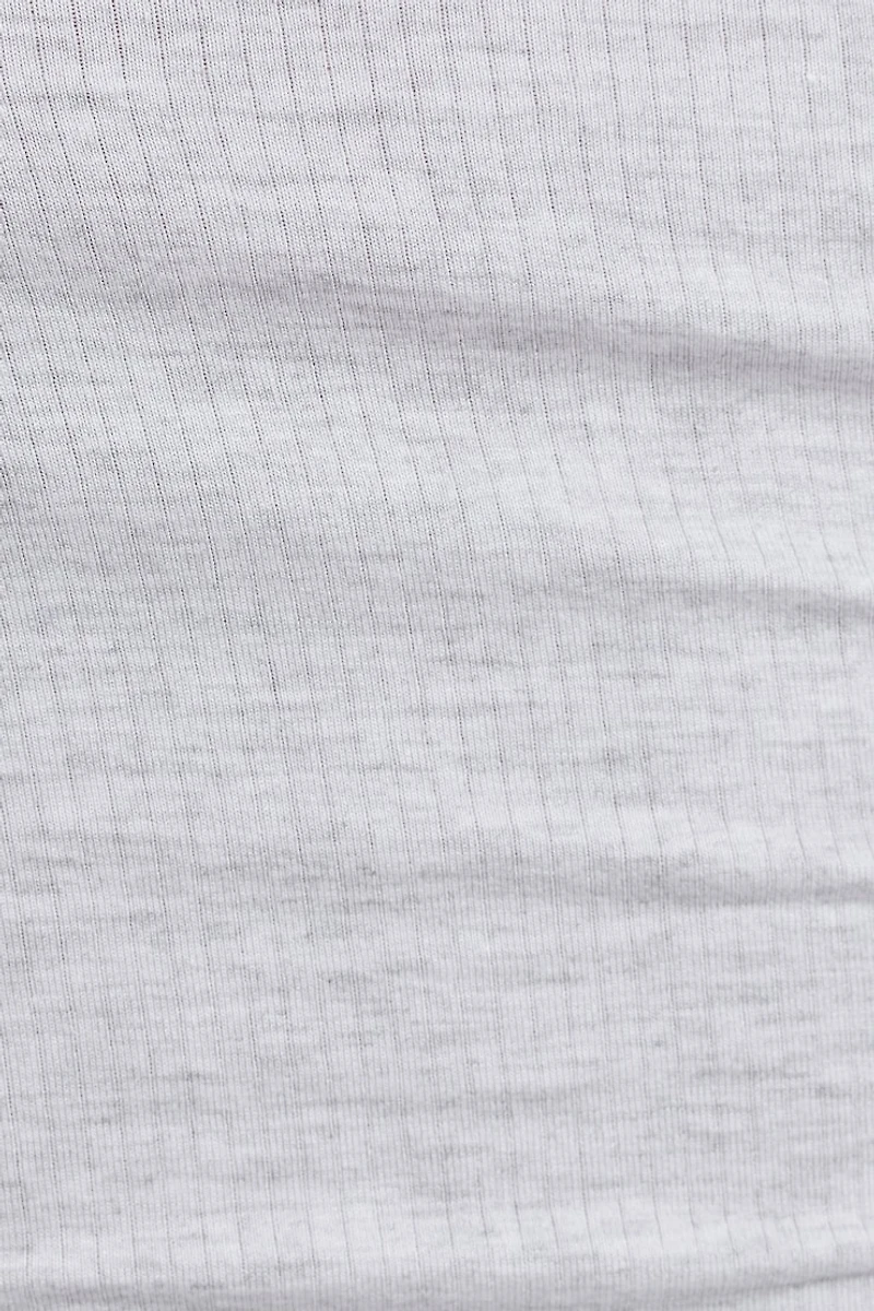 Sheer Ribbed Slouchy Pants