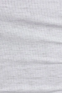 Sheer Ribbed Slouchy Pants