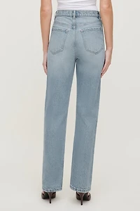 Olivia Comfort High Rise Straight Leg Jeans