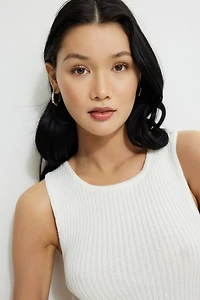 Marissa Ribbed Mini Sweater Dress