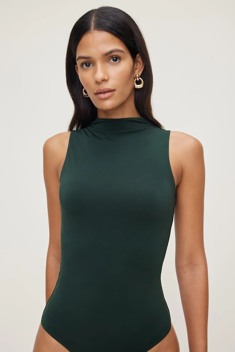 Sculpt Mock Neck Bodysuit