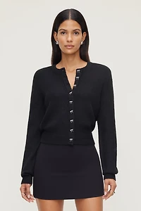 Cardigan à boutons en boucles Rebecca