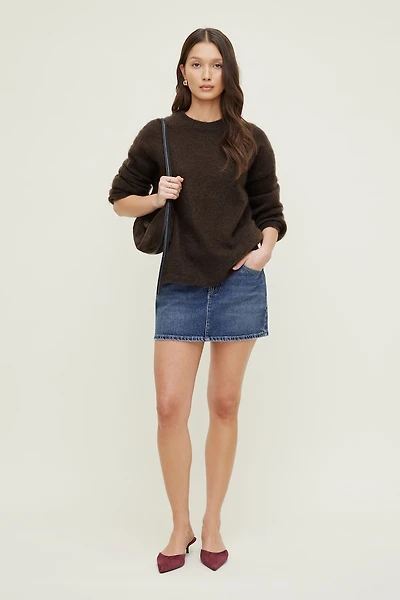 Gia Mini Denim Skort