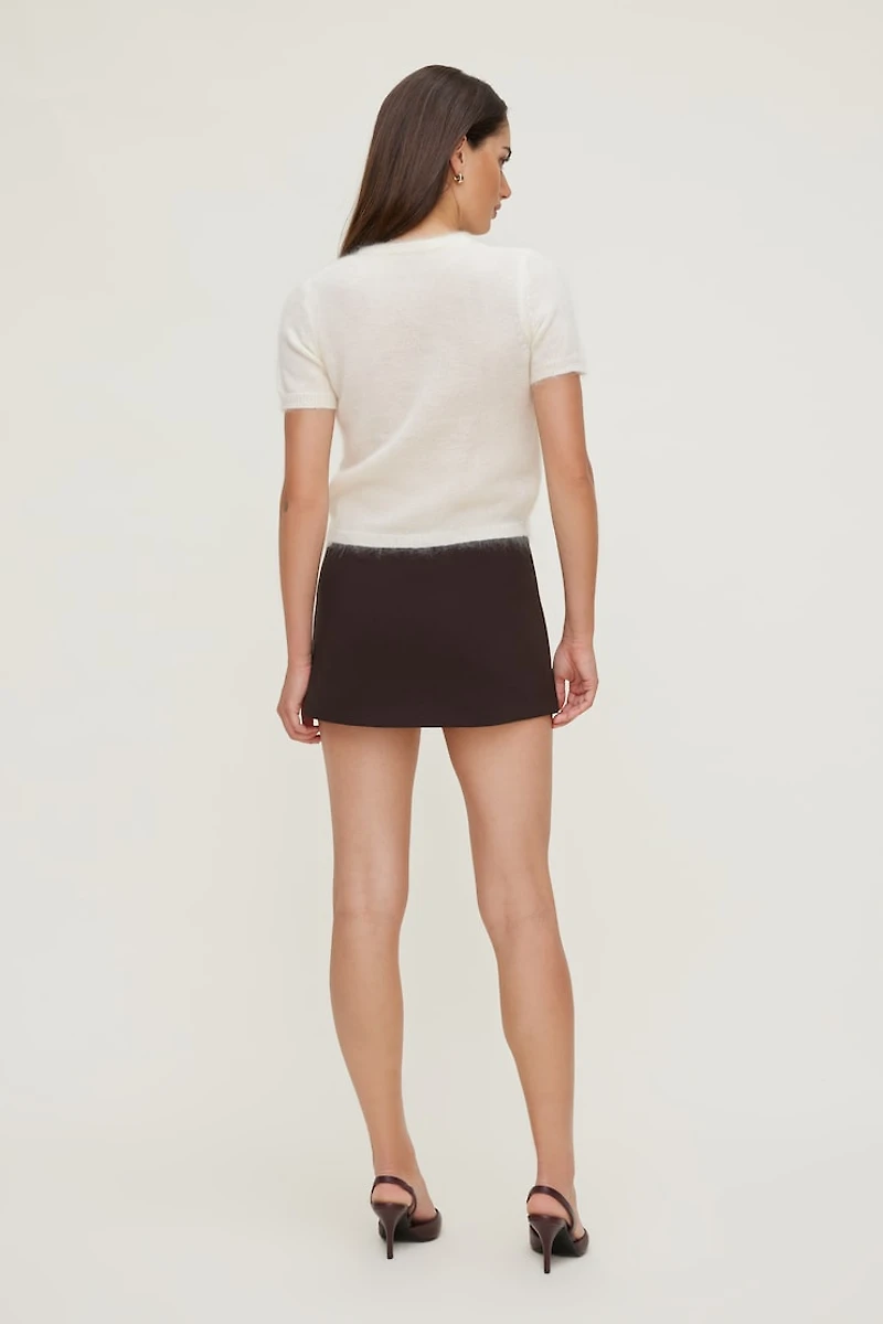 Premium Mohair Short Sleeve Cardigan