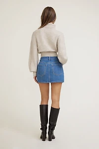 Gia Denim Mini Skort