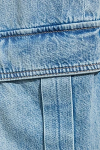 Jean cargo ample à taille basse