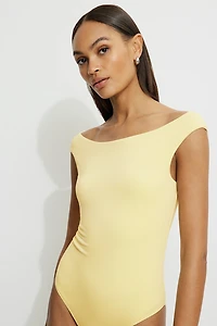 Off Shoulder Jersey Bodysuit
