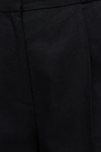 Linen Long Pleated Shorts