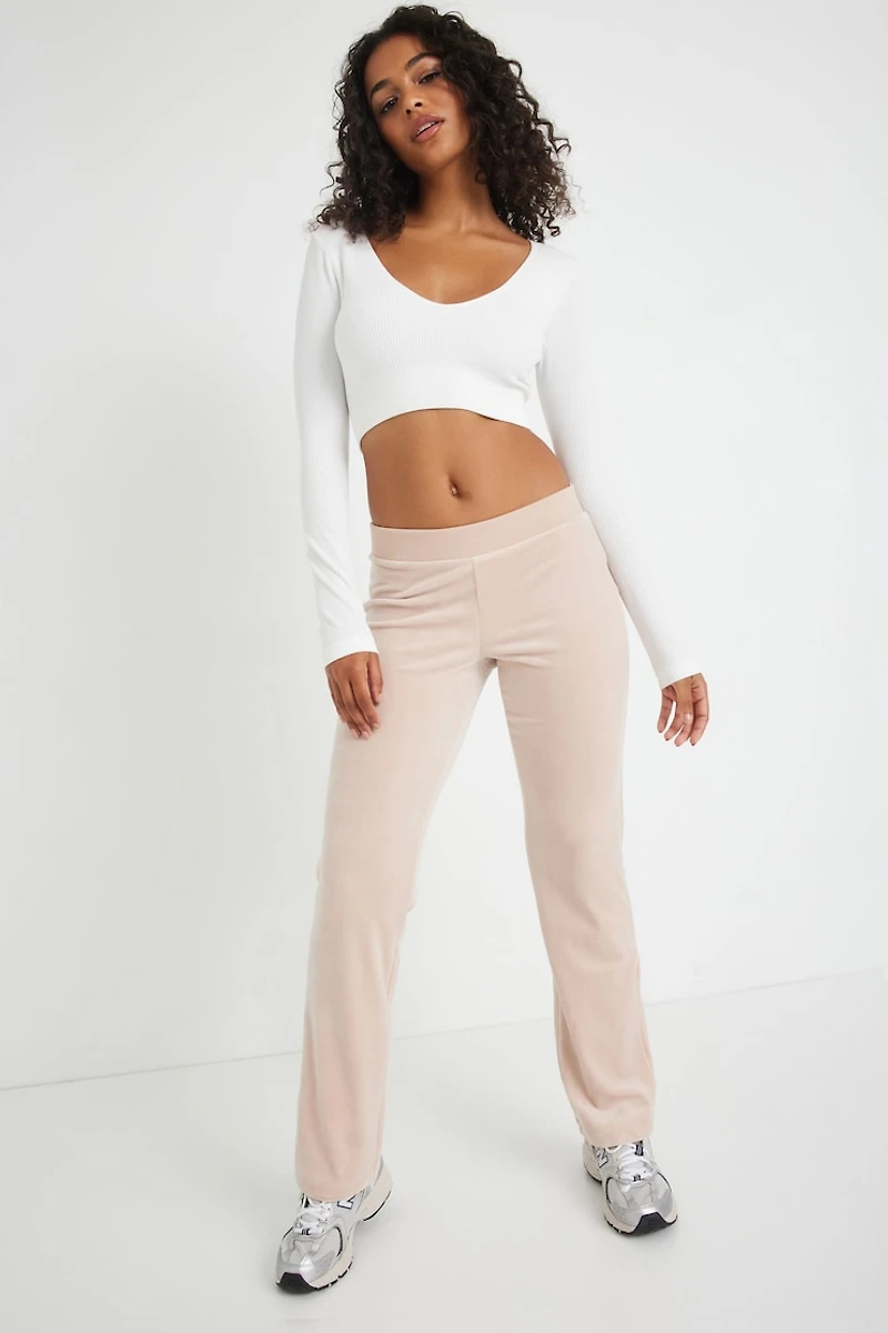 JUICY COUTURE OG Big Bling Velour Track Pants