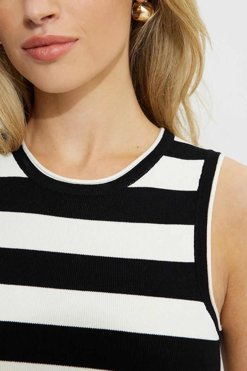 Camisole en tricot côtelée Pia
