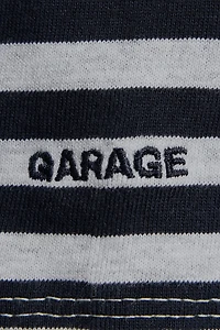 Haut écourté fluide à col rond et manches longues