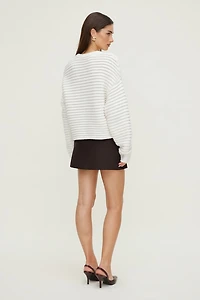 Chandail en tricot côtelé Lorelai