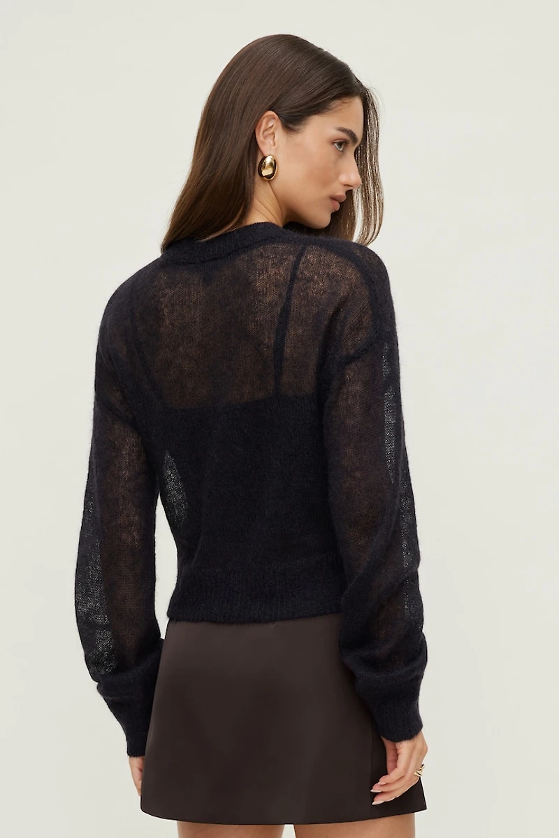 Premium Mohair Balloon Sleeve Sweater