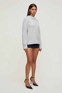 Chandail épais à col rond Mabel