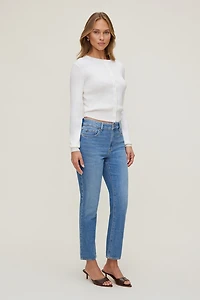 Frenchie High Rise Slim Leg Jeans