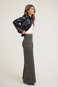 Wide Leg Ponte Pants