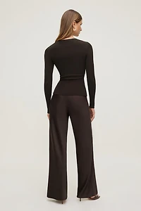 Tedi Ribbed Long Sleeve T Shirt