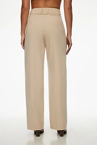 Sofia Pleated Straight Pants