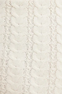 Cable Knit Mini Skirt