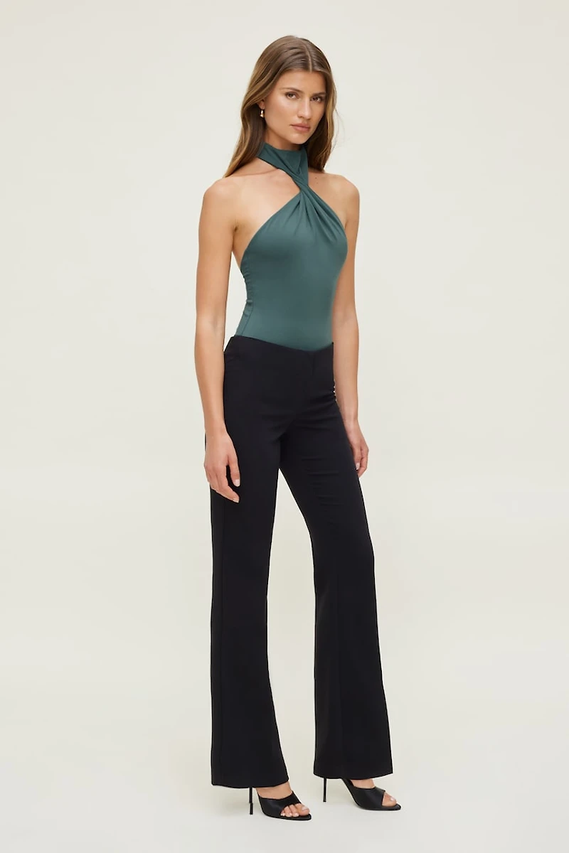 Sculpt Twist Halter Bodysuit