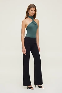 Sculpt Twist Halter Bodysuit