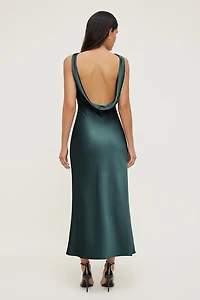 Nora Satin Maxi Slip Dress