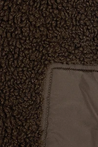 Sherpa Mixed Media Jacket