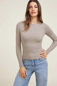 Tedi Ribbed Long Sleeve T Shirt