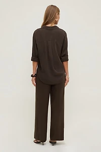 Oversized Linen Shirt