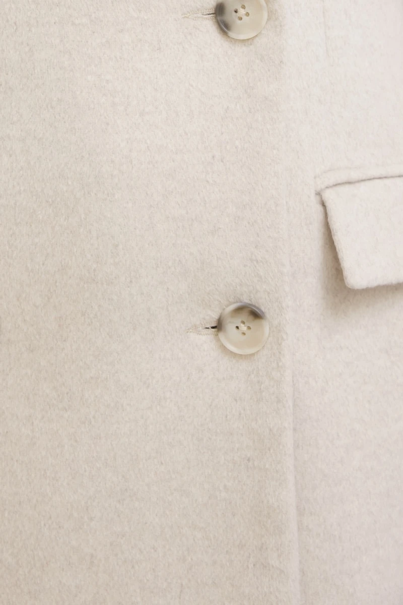 Oversized Double Breasted Wool Coat