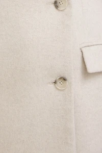 Oversized Double Breasted Wool Coat