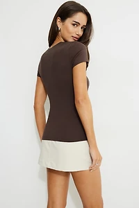 Fitted Jersey T Shirt