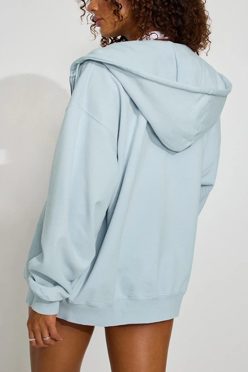 SoftTerry Oversized Zip-Up Hoodie