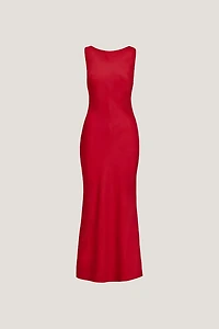 Nora Satin Maxi Slip Dress