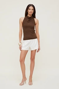 Linen High Rise Shorts