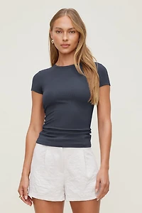 T-shirt à col rond Rumi