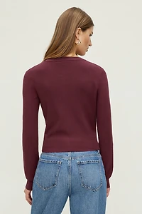 Rebecca Crewneck Cardigan