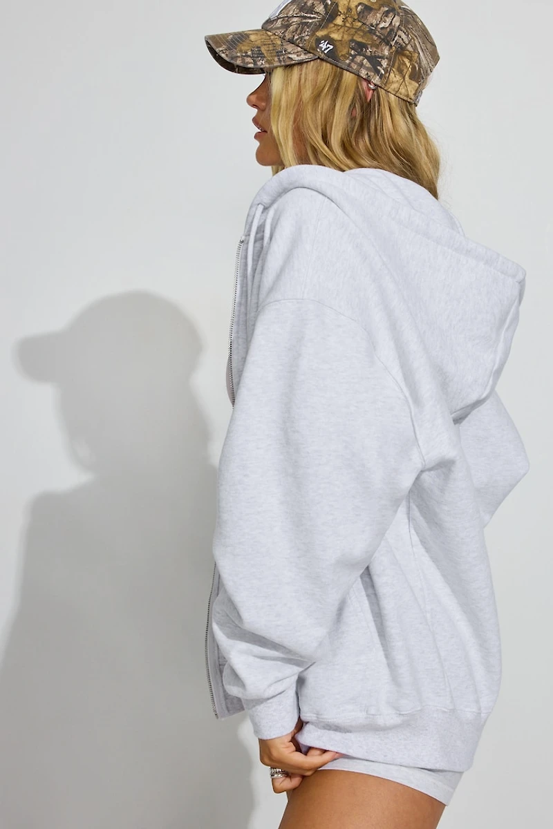 SoftTerry Oversized Zip-Up Hoodie
