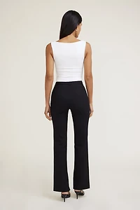 High Rise Slim Leg Pants