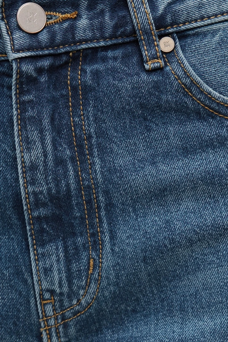 Rowan Mid Rise Baggy Wide Leg Jeans