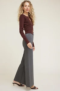 Wide Leg Ponte Pants