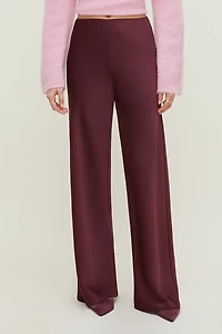 Izzy Wide Leg Satin Pants